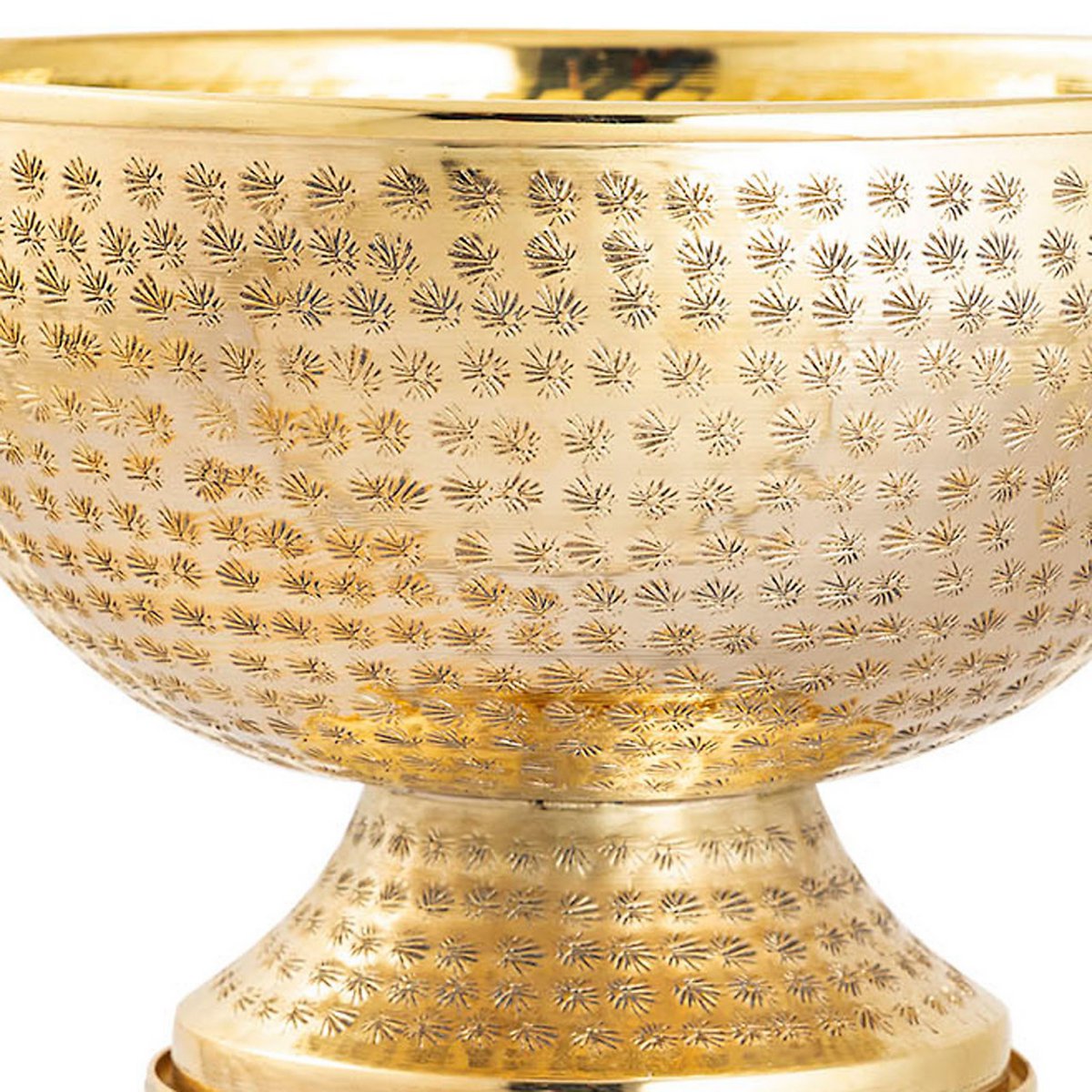 Flaschenkühler Weinkühler 4-teilig Metall ø 29 cm Sektkühler rund silber gold Eiskühler Champagner