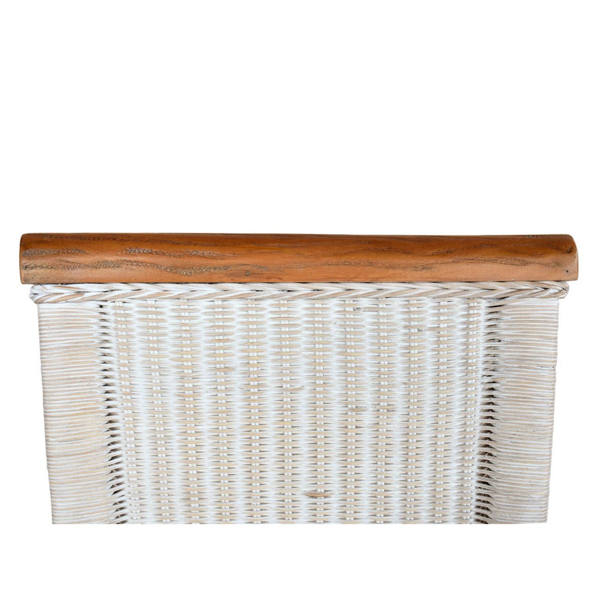 Esszimmer Stuhl Rattanstuhl Esstisch Stuhl weiß Perth Rattan natur Korbstuhl nachhaltig