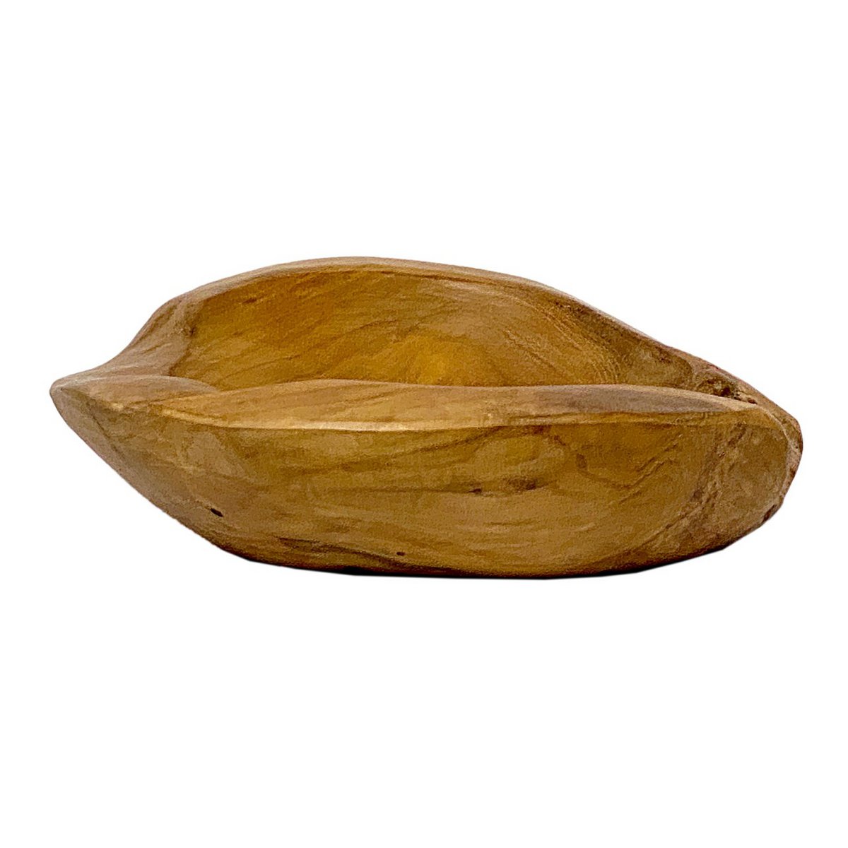 Teakholz Schale Ø 25 cm Einzigartiges Naturprodukt aus Wurzelholz