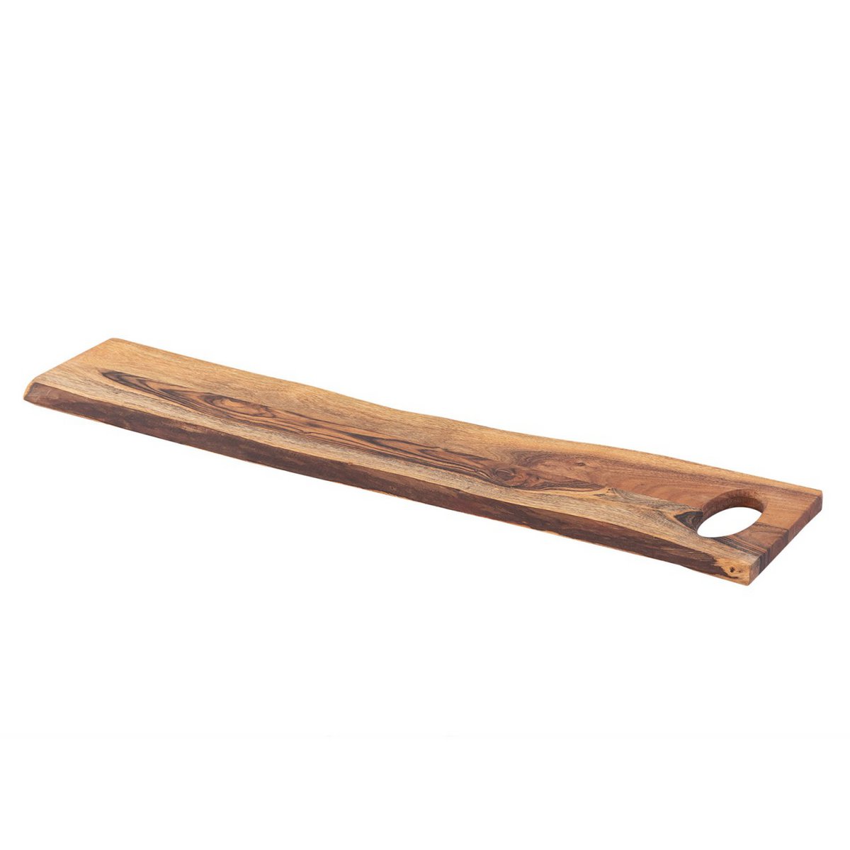 Holzbrett Servierbrett Dekotablett Thor 70x15cm Dekobrett Akazie massiv