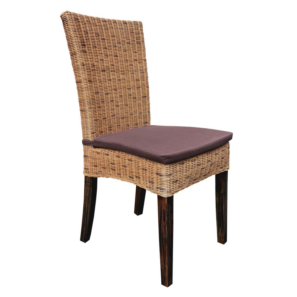 Esszimmer Stühle Rattanstühle Esstisch Stühle Wintergarten Cardine 4 Stück cabana Korbstühle