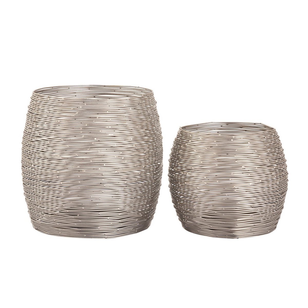 Kerzenständer Set 2-teilig Teelichthalter Windlichter Paris gold o. silber Kerzenhalter
