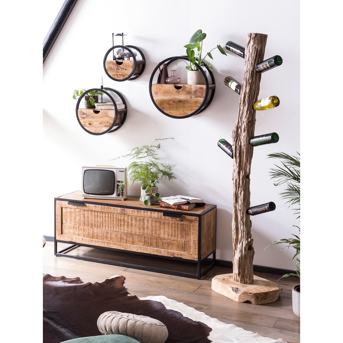 Weinregal für 13 Flaschen