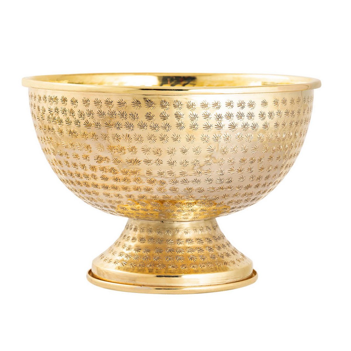 Flaschenkühler Weinkühler 4-teilig Metall ø 29 cm Sektkühler rund silber gold Eiskühler Champagner