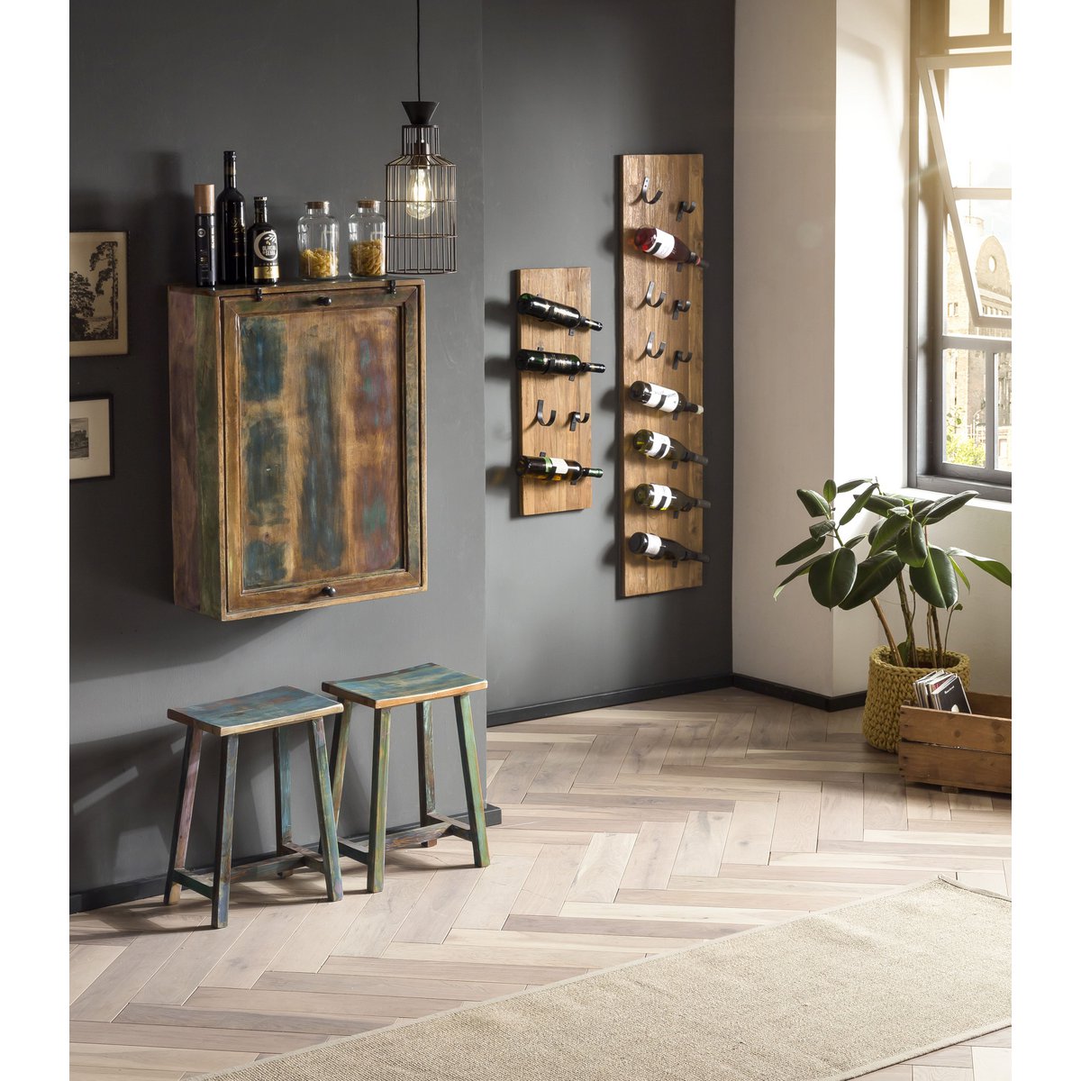 Weinregal für 8 Flaschen