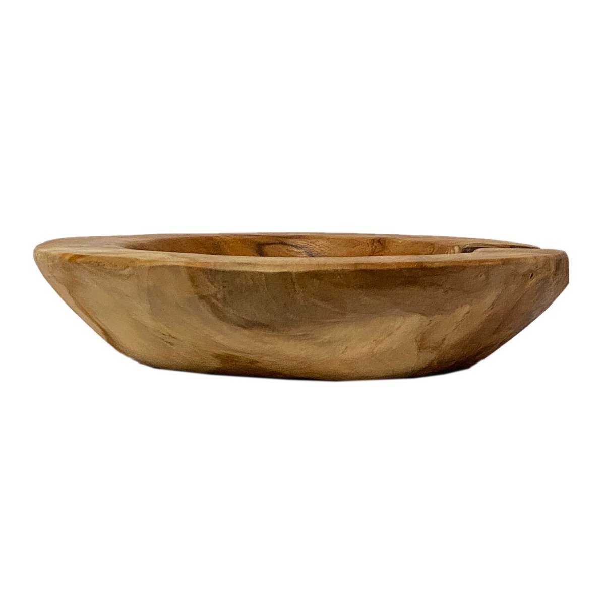 Teakholz Schale Ø 25 cm Einzigartiges Naturprodukt aus Wurzelholz