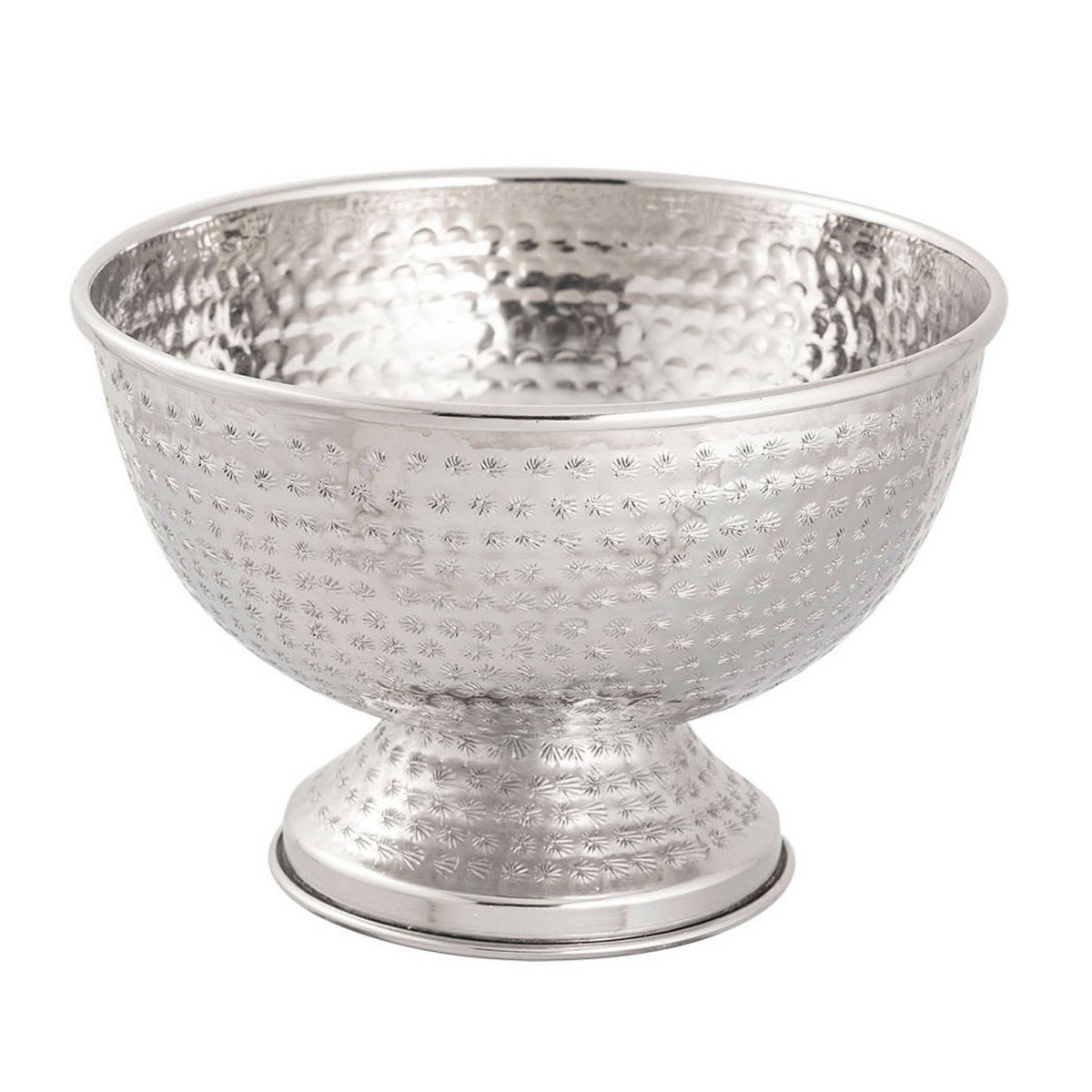 Flaschenkühler Weinkühler 4-teilig Metall ø 29 cm Sektkühler rund silber gold Eiskühler Champagner
