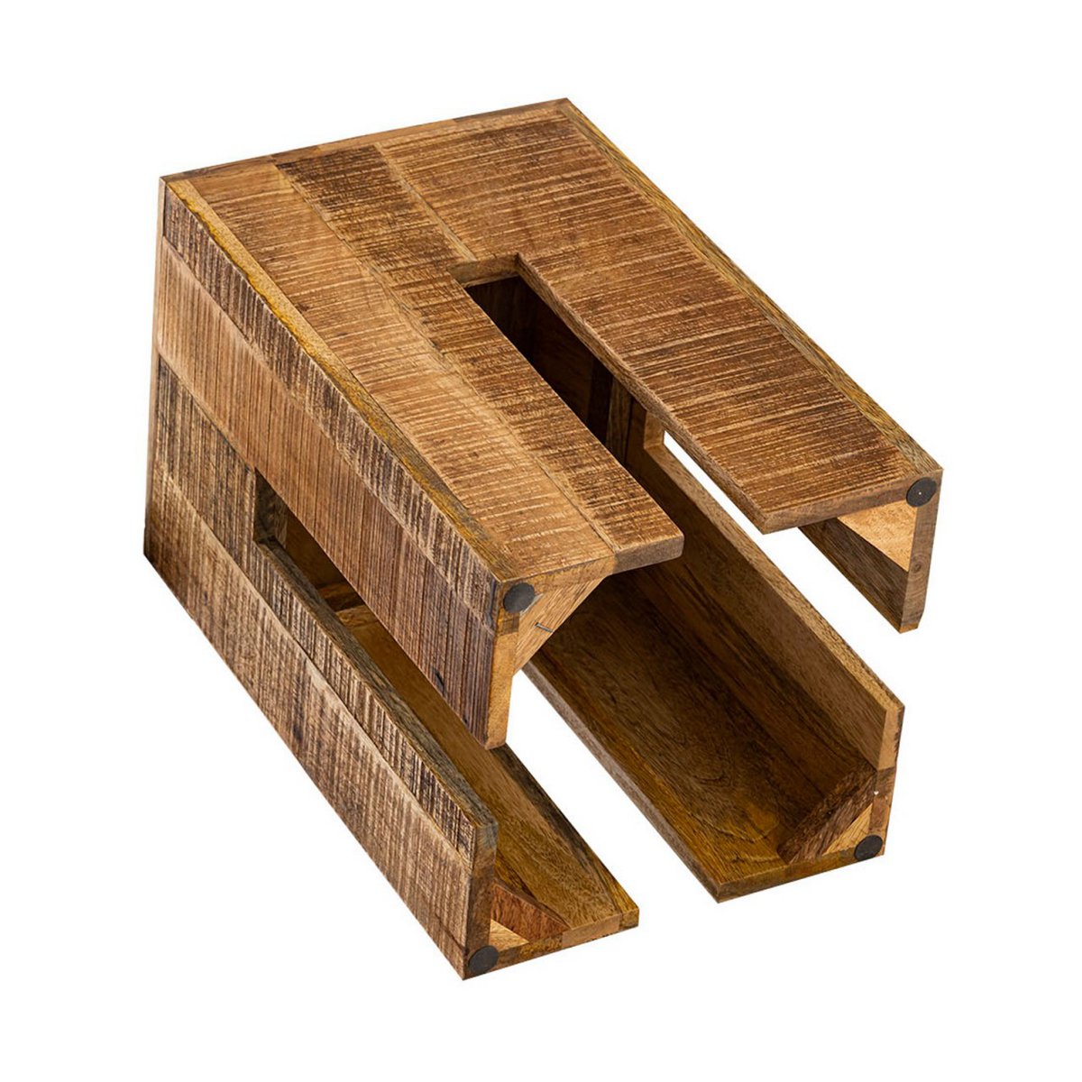 Hocker quadratisch 28 x 45 x 28 cm Blumenhocker Blumensäule Sitzhocker Beistelltisch Mangoholz