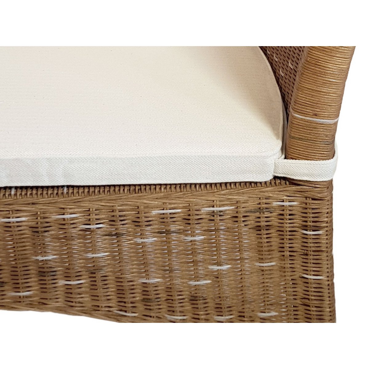 Esszimmer Stühle Set 6 Stück Rattanstühle Esstisch Stühle Perth braun Korbstühle
