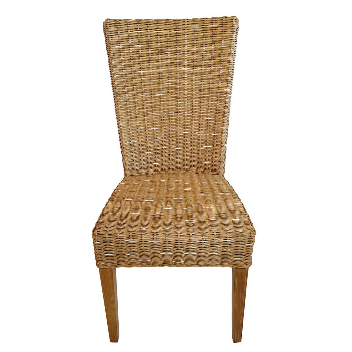 Esszimmer Stuhl Rattanstuhl Wintergarten Stuhl Korbstuhl nachhaltig Cardine cappuccino natur