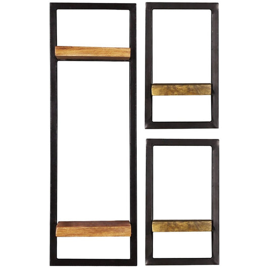 Wandregal-Set, 3-teilig