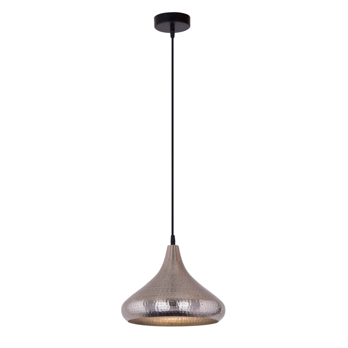 Hängelampe Pendelleuchte Metall Hängeleuchte Esstisch-Deckenlampe Tropfenform gold/silber Vintage