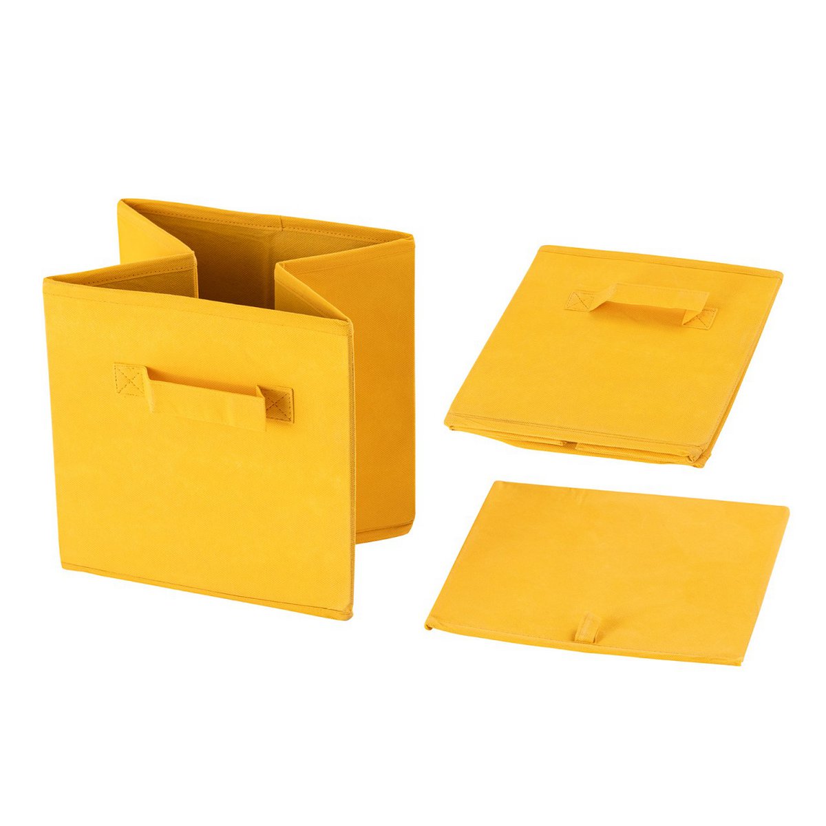 Aufbewahrungsboxen faltbar Faltbox 26x26x26 cm 6er Pack Aufbewahrungskiste quadratisch