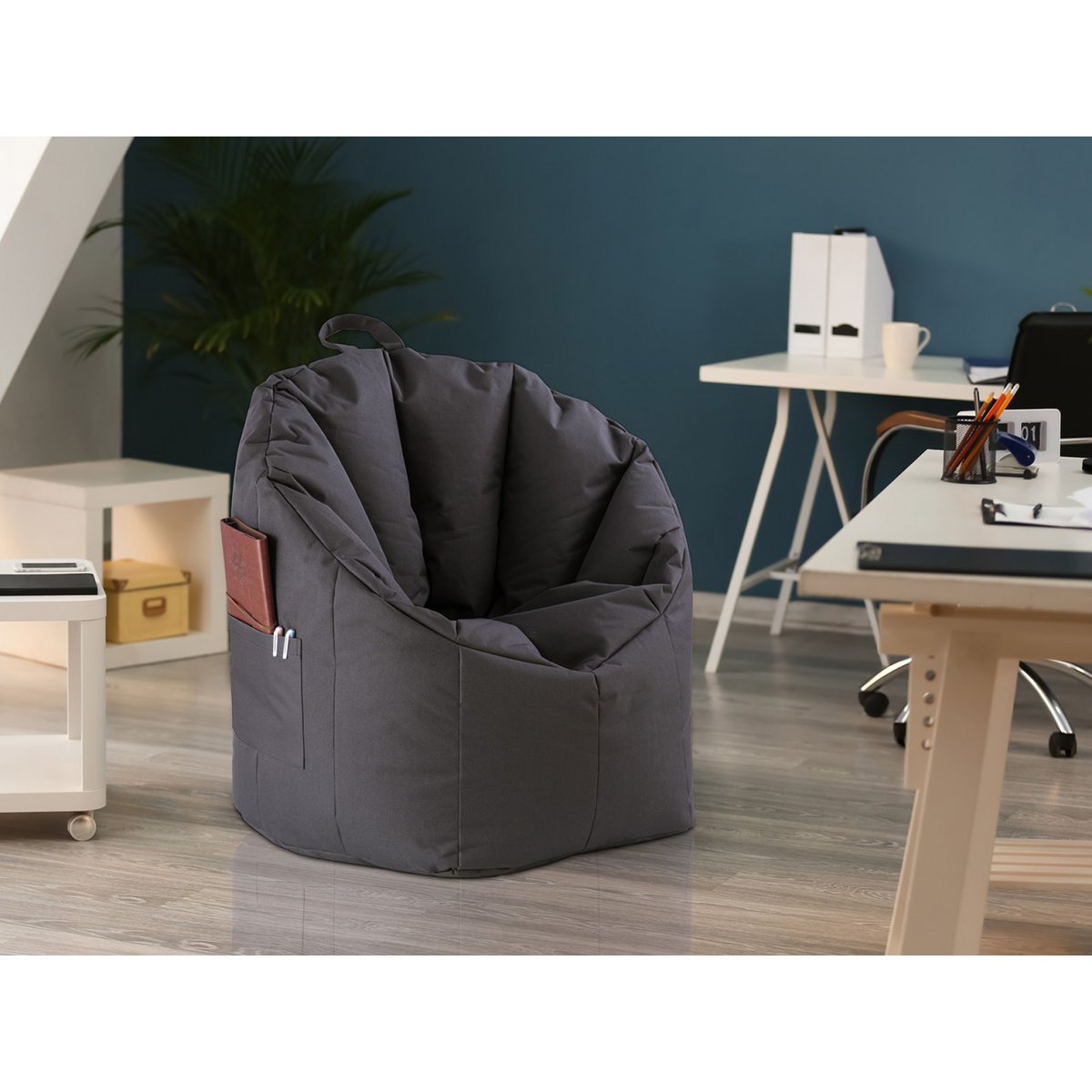 Sitzsessel Sitzsack Garten Sessel ø60 H75 cm Gamingsessel outdoor Big Bamba sehr formstabil fest