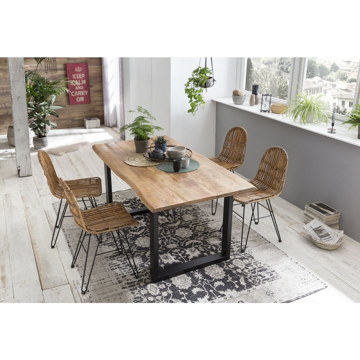 Stuhl Rattan