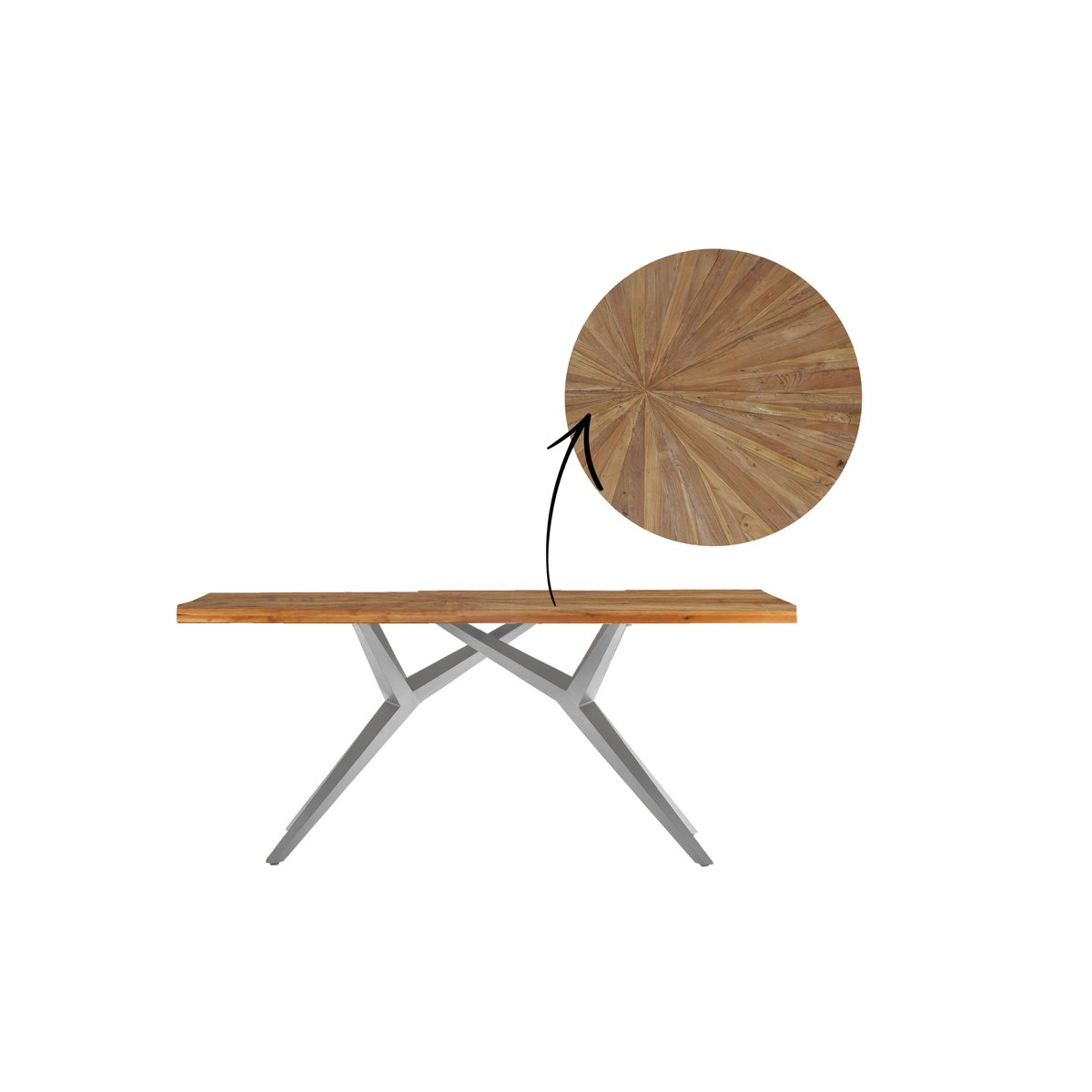 Tisch 220x100 cm