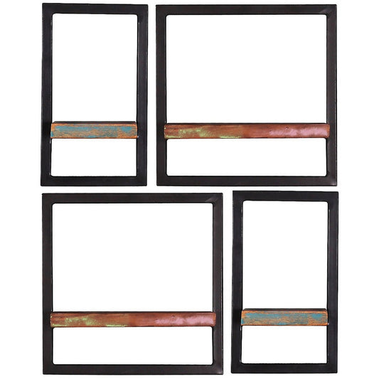 Wandregal-Set, 4-teilig