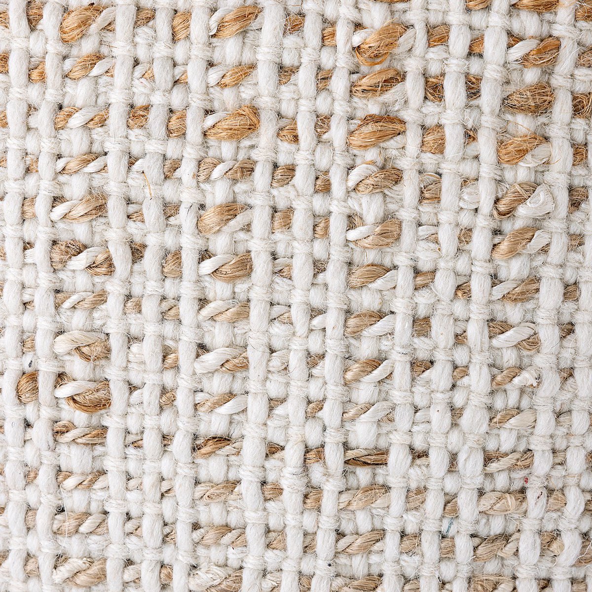 Sitzpouf quadratisch Sitzhocker Jute 40x40x40cm Deko Hocker natur Jutehocker Bodenkissen Fußhocker