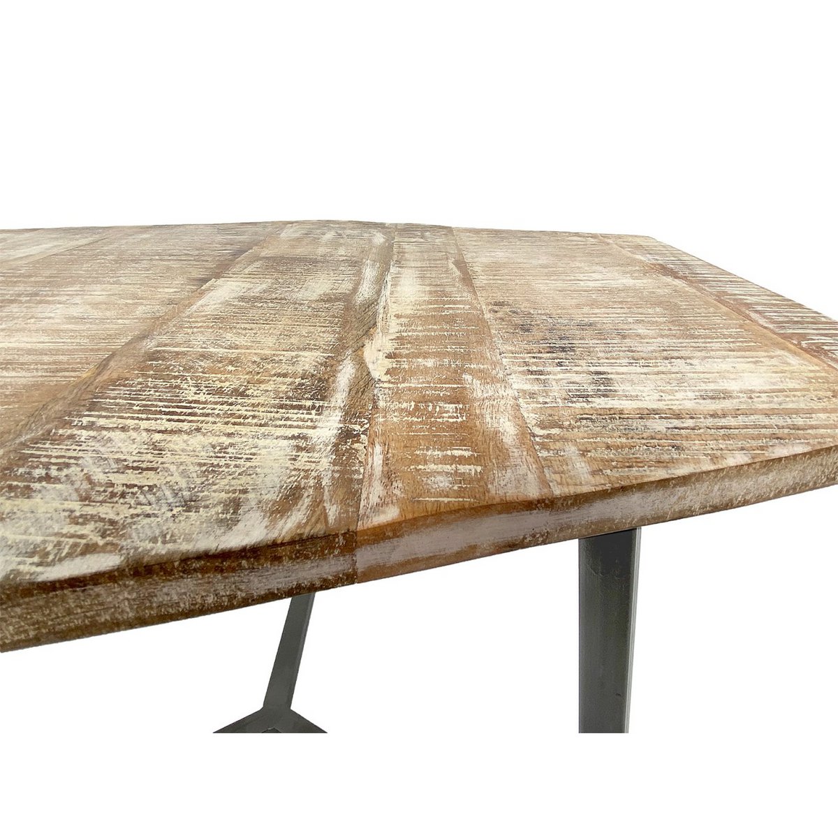Couchtisch 74 x 56 cm nachhaltig Wohnzimmer Tisch Beistelltisch Lyon Metall-Gestell