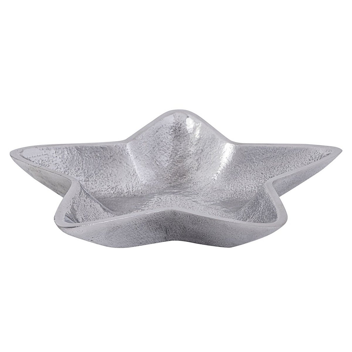 Dekoschalen Stern 2er Set Starlight gold o. silber Weihnachtsdeko Aluminium