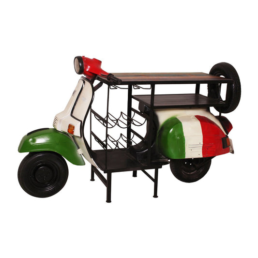 Stehtisch "Italien" aus einem recyceltem Roller