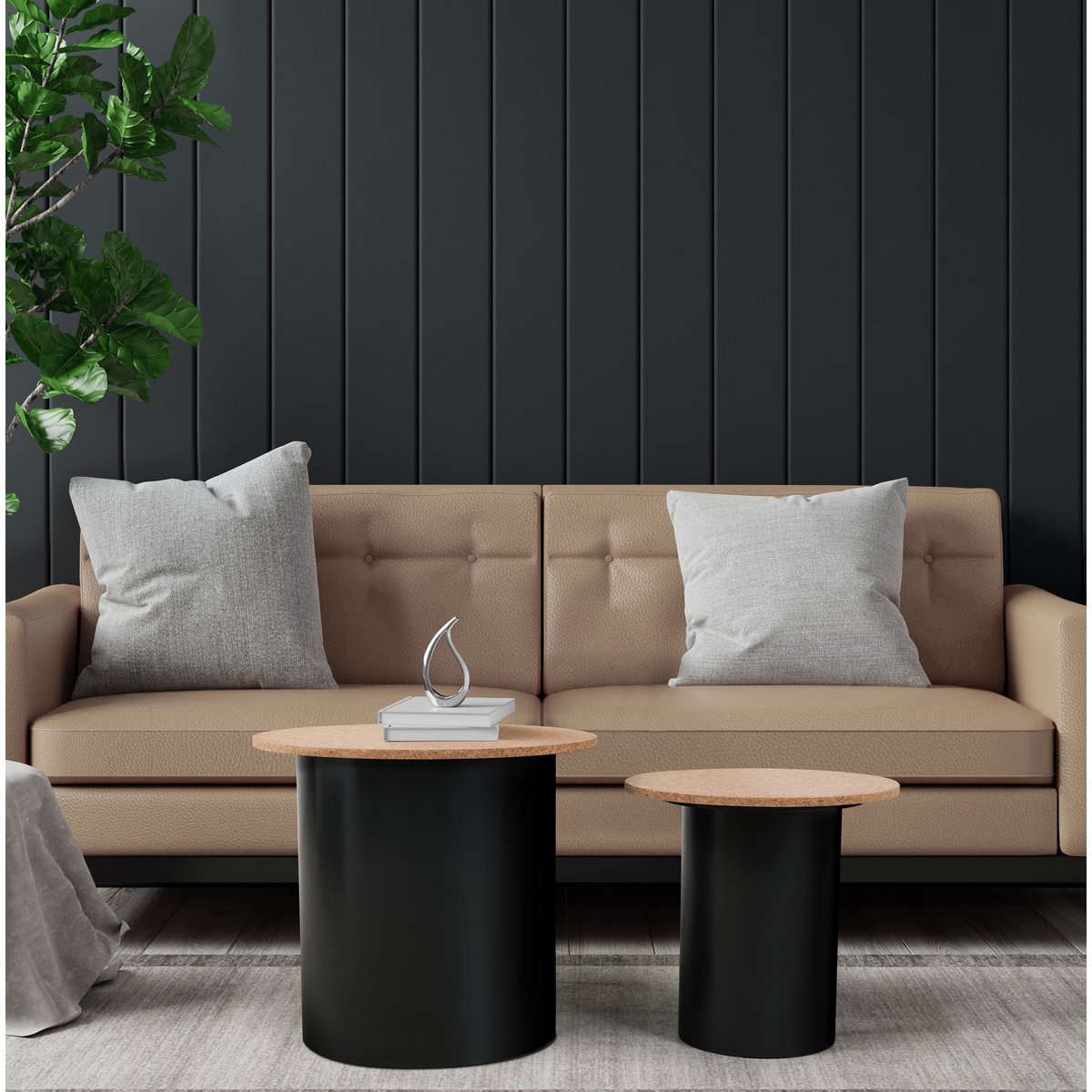 Beistelltisch, 2er Set