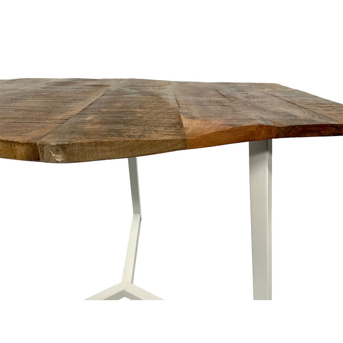 Couchtisch 74 x 56 cm nachhaltig Wohnzimmer Tisch Beistelltisch Lyon Metall-Gestell