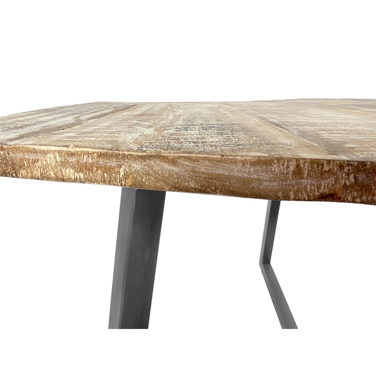 Couchtisch 74 x 56 cm nachhaltig Wohnzimmer Tisch Beistelltisch Lyon Metall-Gestell