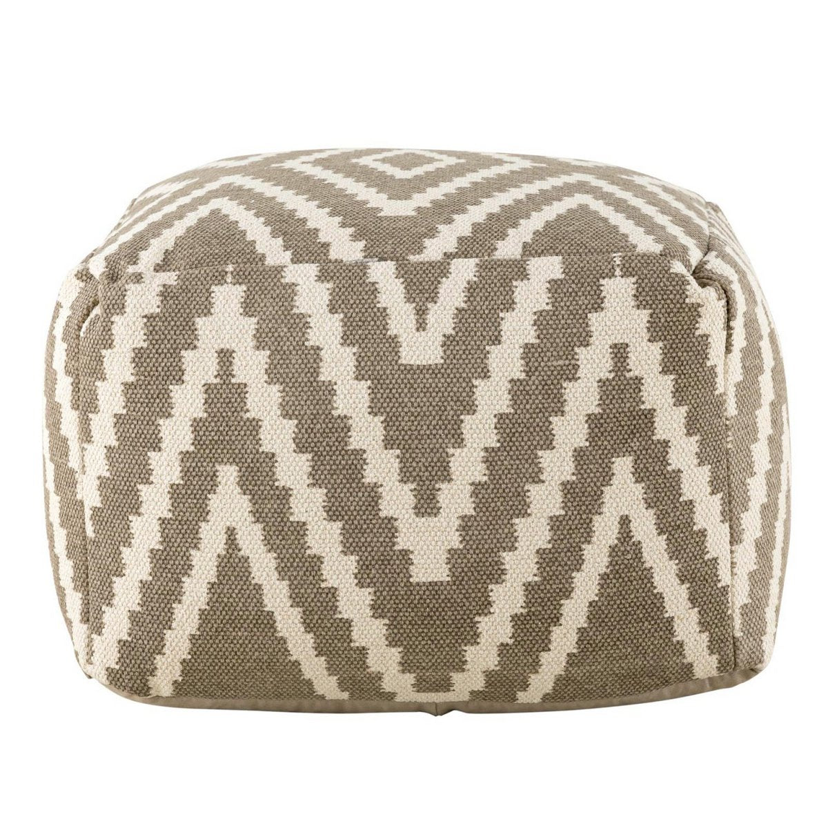 Sitzwürfel Fußhocker Sitzhocker 50x35x50cm Pouf Kelim Bodenkissen Peru schwarz taupe gelb türkis