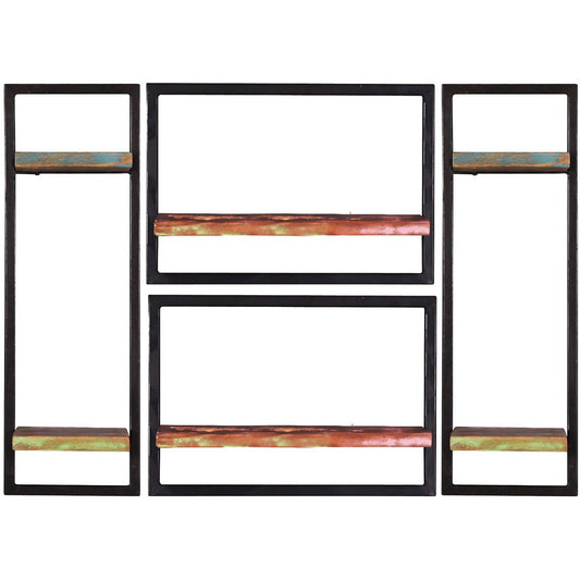 Wandregal-Set, 4-teilig