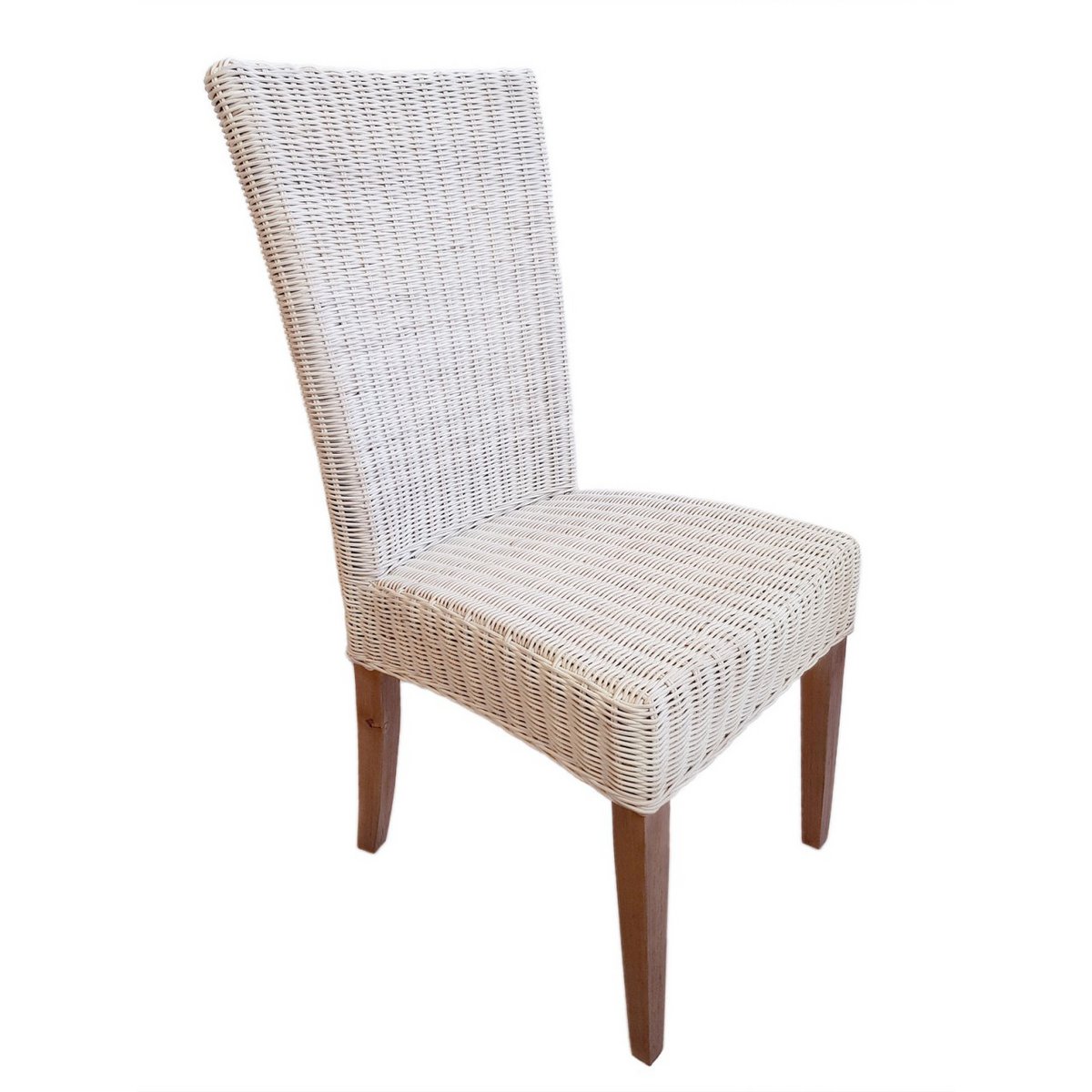 Esszimmer Stühle 6 Stück Rattanstühle Esstisch Stühle Wintergarten Cardine weiß