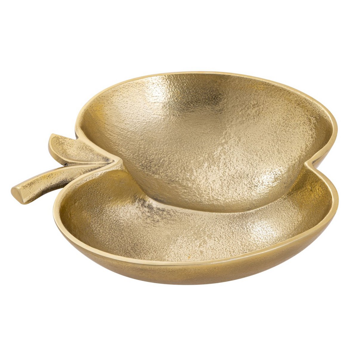 Apfel Schale Dekoschale Masterbox 12-teilig Apple gold o. silber Aluminium