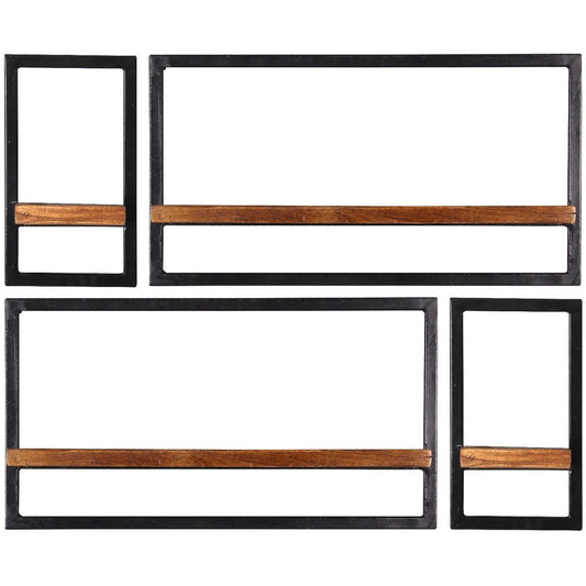 Wandregal-Set, 4-teilig