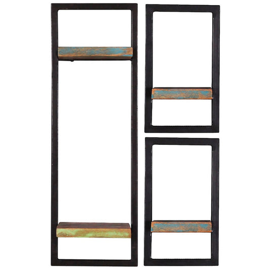 Wandregal-Set, 3-teilig