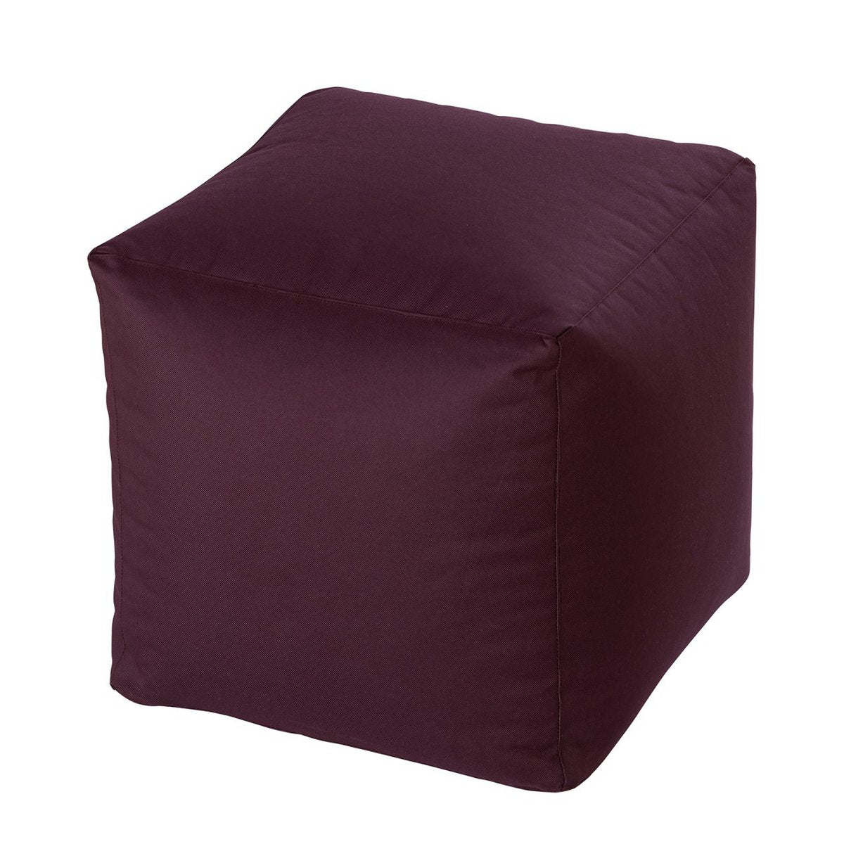 Sitzhocker Outdoorf Sitzwürfel 45x45x45cm Fußhocker Bodenkissen Garten Terrasse Bamba