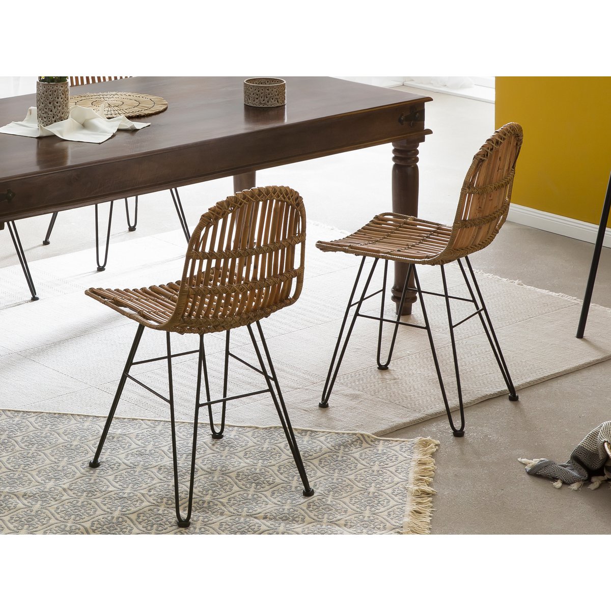 Stuhl Rattan