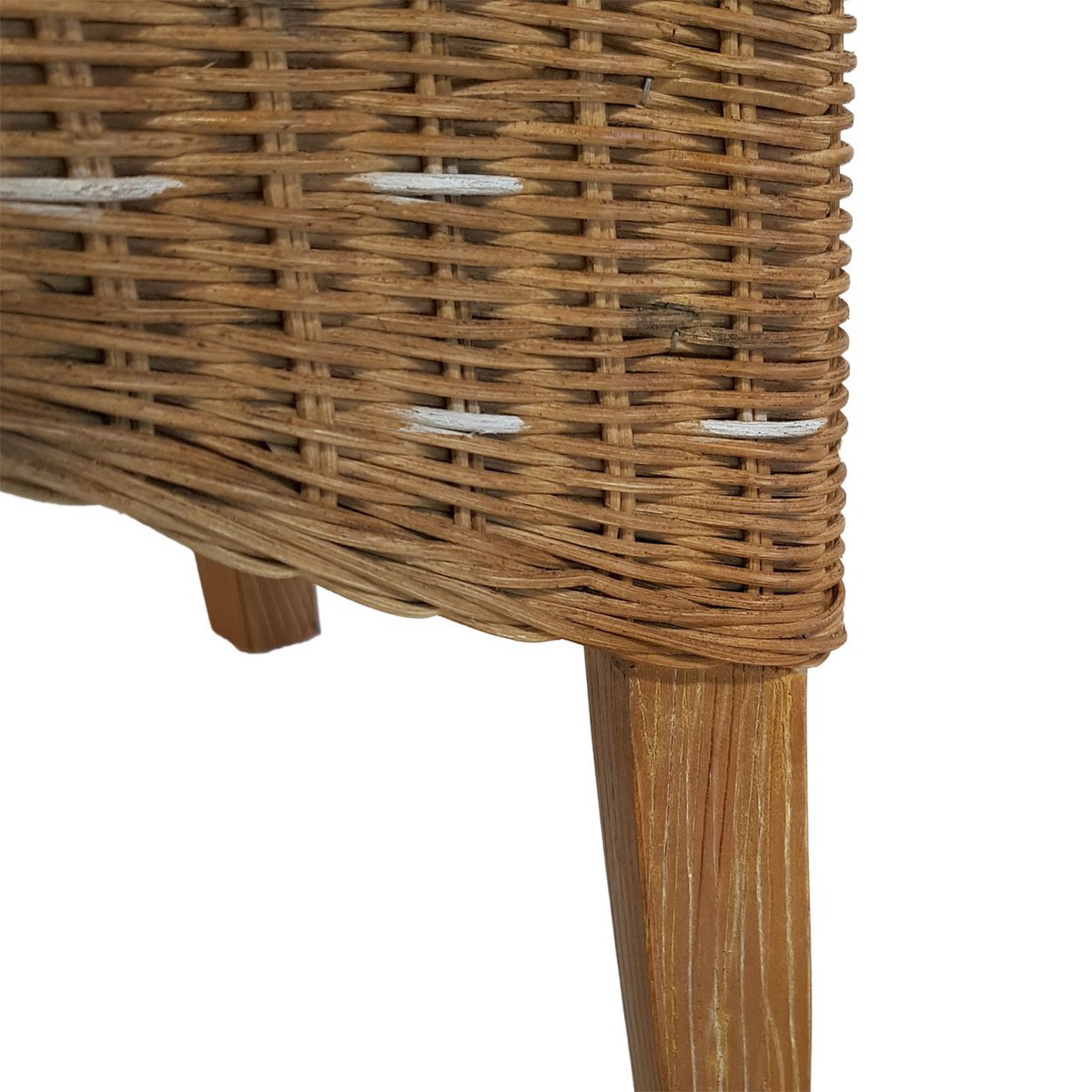 Esszimmer Stühle Set 6 Stück Rattanstühle Esstisch Stühle Perth braun Korbstühle