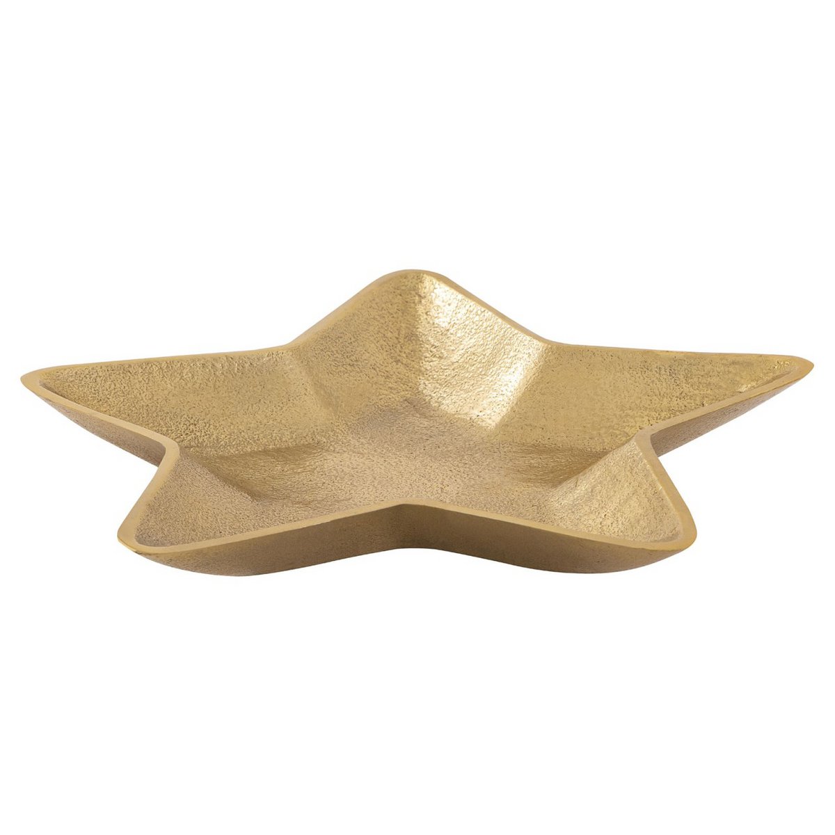 Dekoschalen Stern 2er Set Starlight gold o. silber Weihnachtsdeko Aluminium