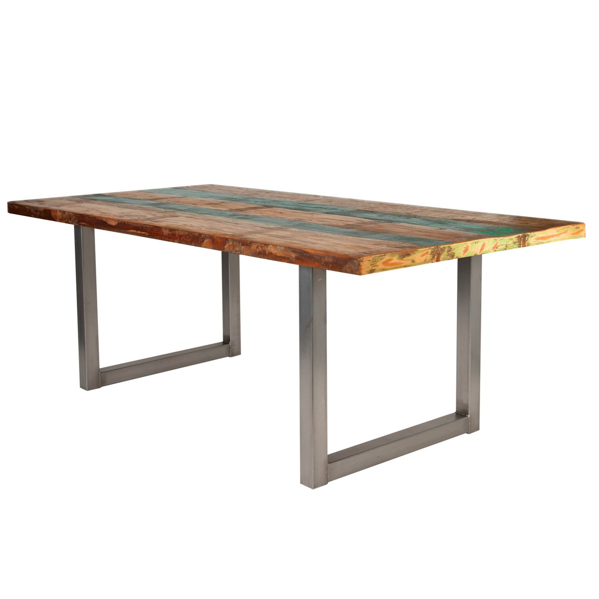 Tisch 200x100 cm, buntes Altholz