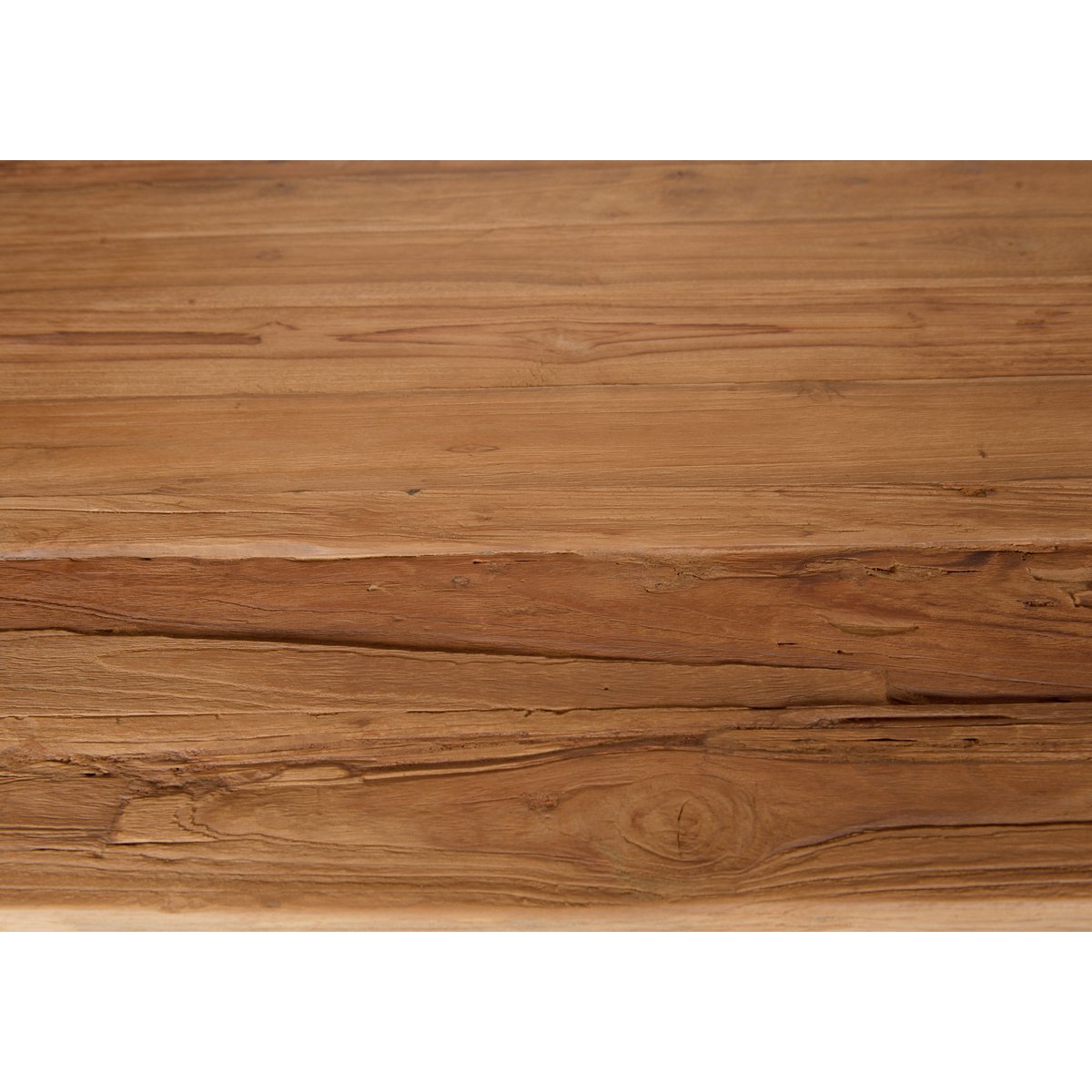 Tisch 220x100 cm, recyceltes Teak natur