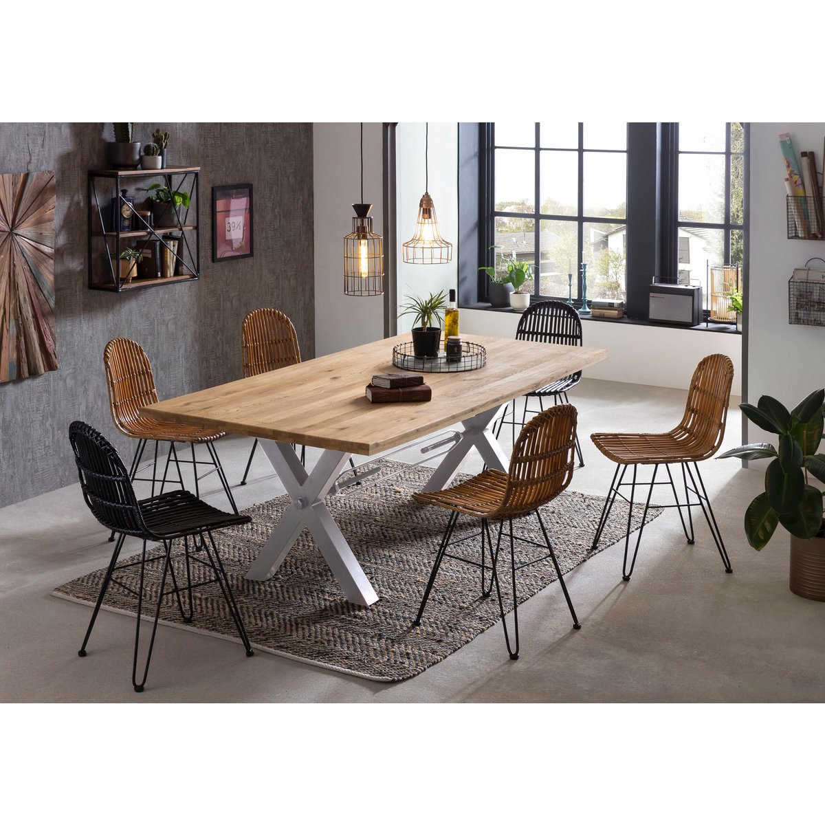 Stuhl Rattan