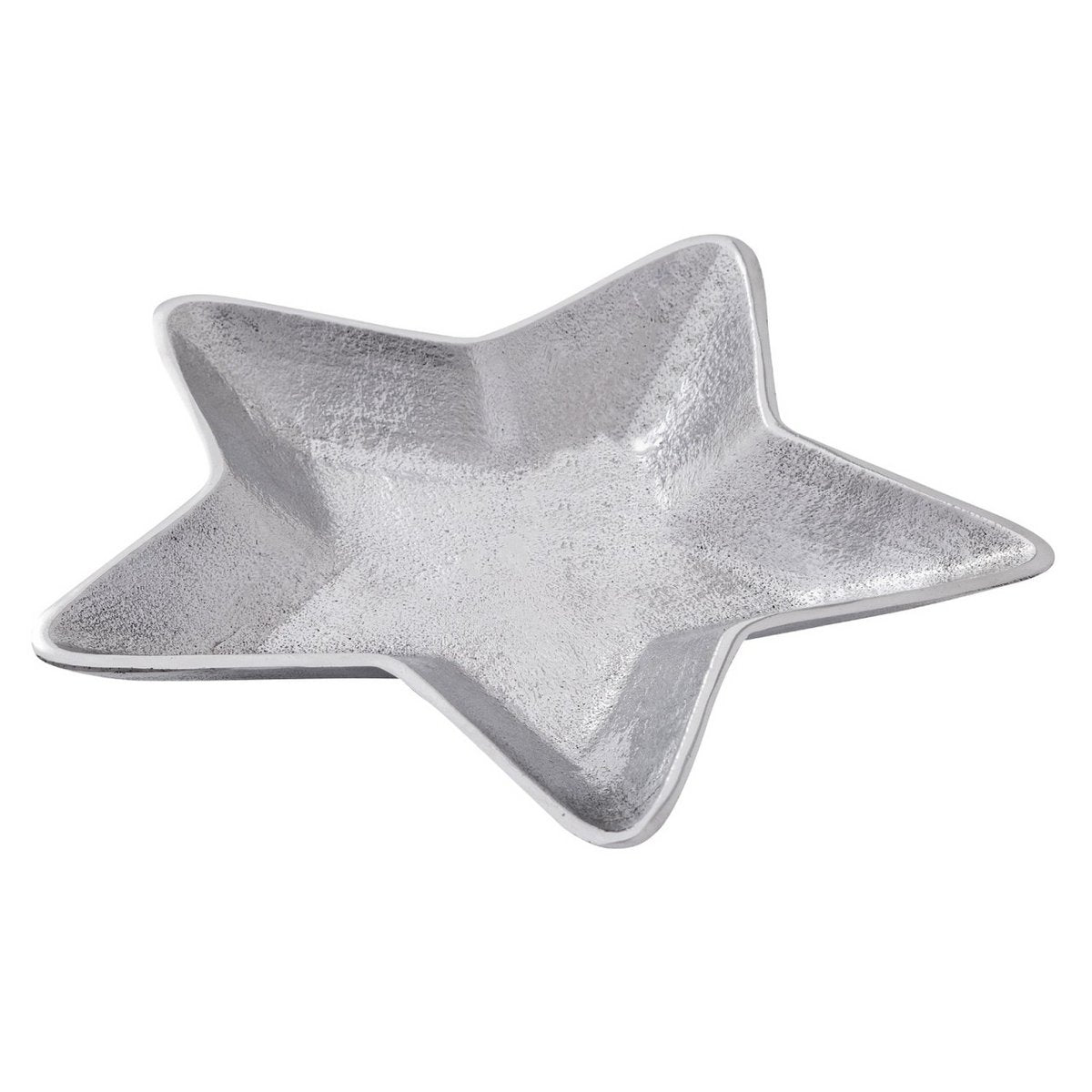 Dekoschalen Stern 2er Set Starlight gold o. silber Weihnachtsdeko Aluminium