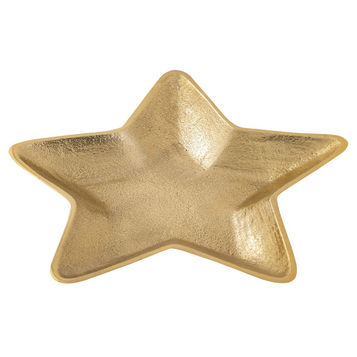 Dekoschalen Stern 2er Set Starlight gold o. silber Weihnachtsdeko Aluminium