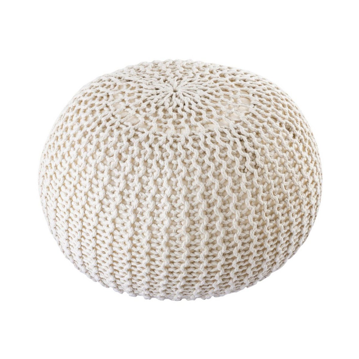 Pouf outdoor ø55cm Sitzpouf Terrasse Pool Garten