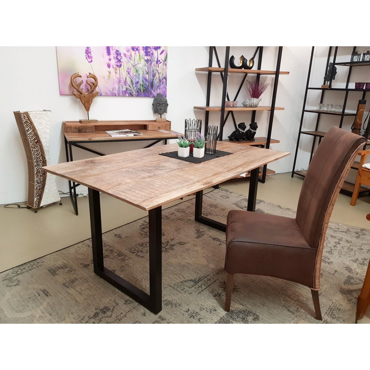 Esstisch Küchen Tisch Esszimmer Tisch Liverpool 120x80 160x90 u. 200x100 cm Mangoholz massiv