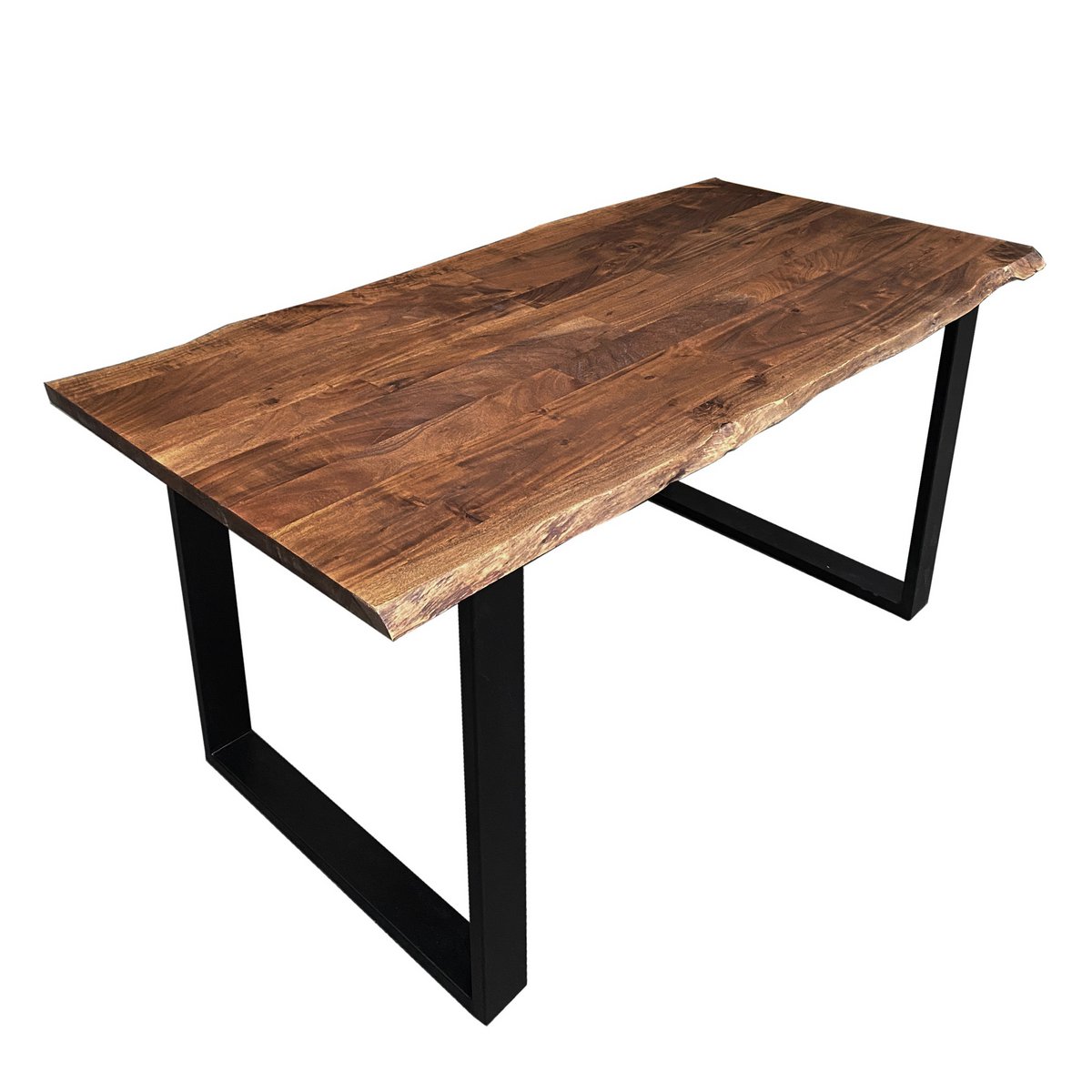 Tisch 120 x 80 cm, Platte 26 mm, nußbaumfarbig