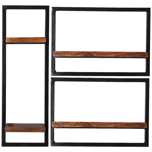 Wandregal-Set, 3-teilig