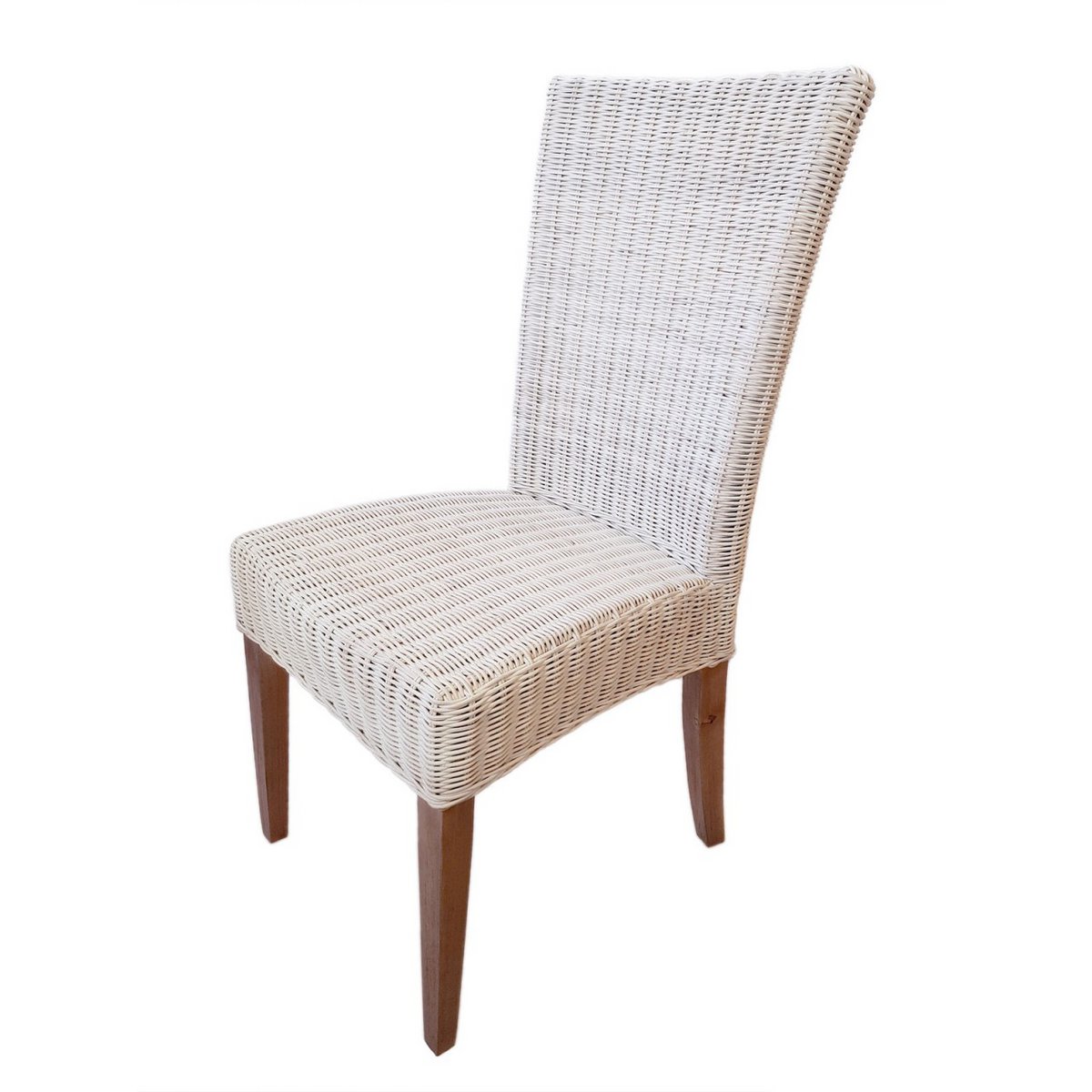 Esszimmer Stühle 6 Stück Rattanstühle Esstisch Stühle Wintergarten Cardine weiß
