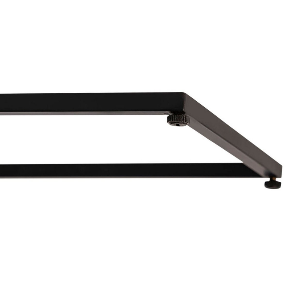 Beistelltisch Laptoptisch Holz 25x60x40cm nachhaltig Sofatisch C-Tisch Toronto Metall Gestell