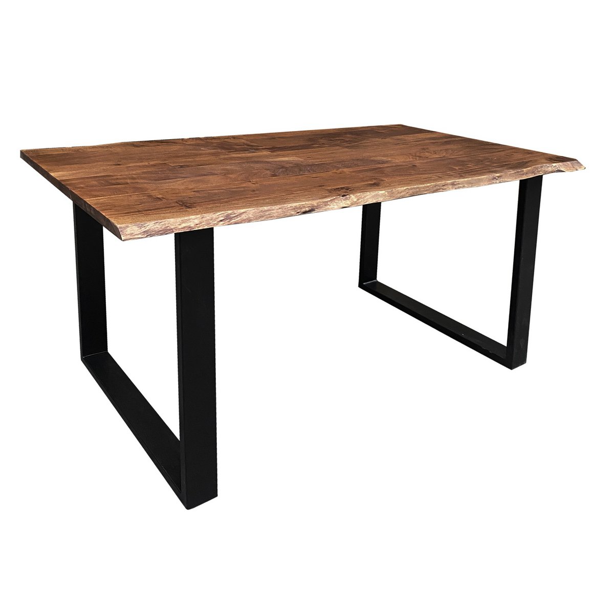 Tisch 120 x 80 cm, Platte 26 mm, nußbaumfarbig